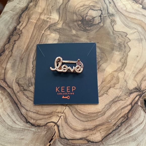🆕 KEEP Collective by Stella & Dot, Rose Gold Love Slider Charm - Picture 3 of 4